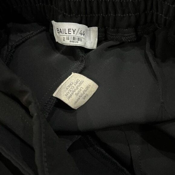 Bailey 44 Black High Waist Joggers with Tie Belt Small - Picture 6 of 6